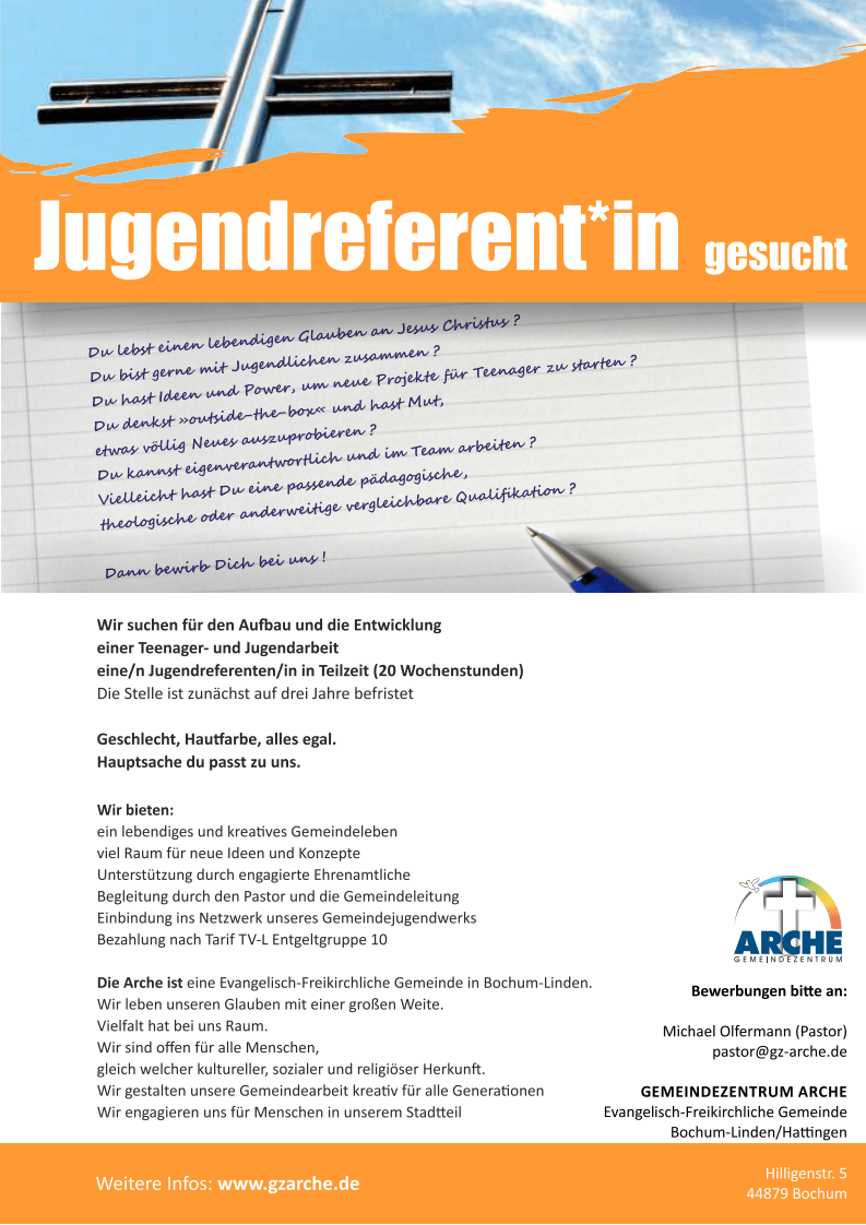 Homepage Gemeindezentrum Arche